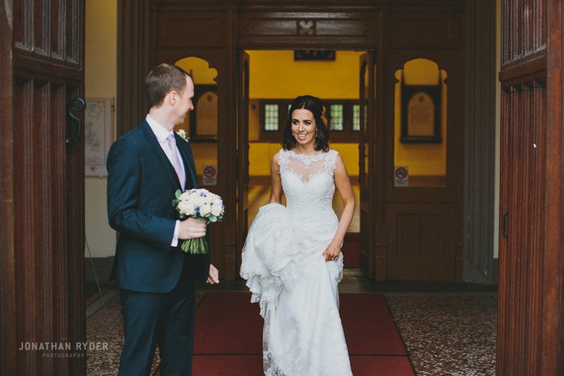 wedding photos at Queens University Belfast