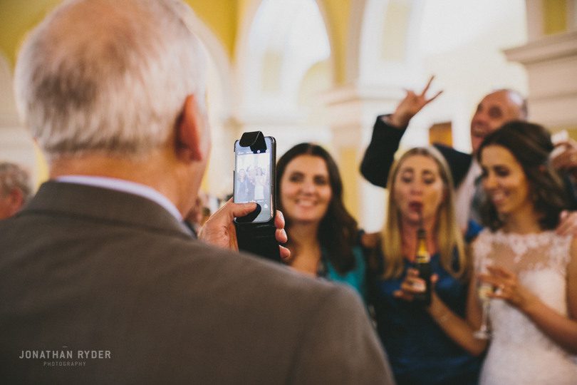 Belfast Castle wedding reception photos