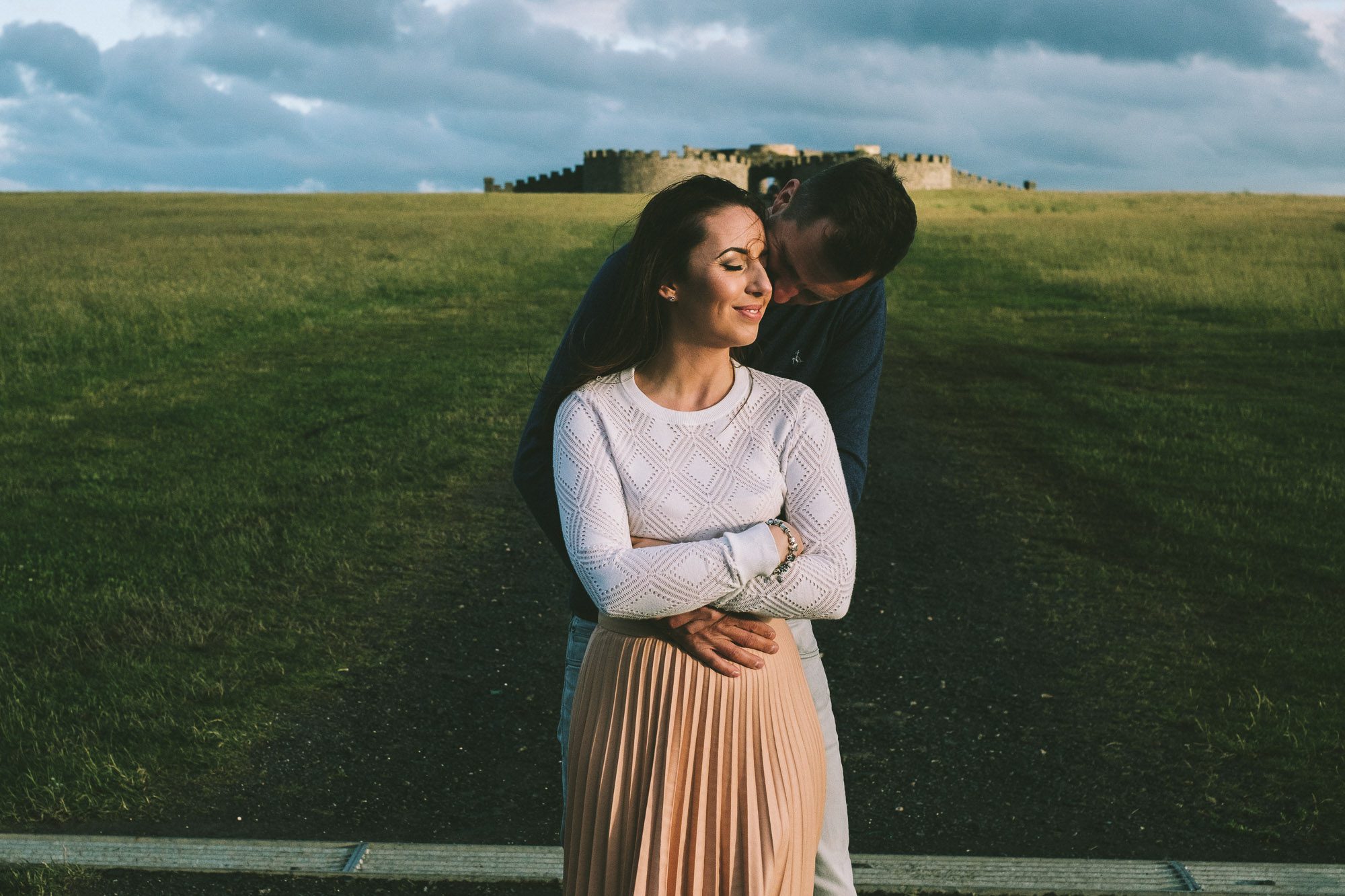 Mussenden engagement photography