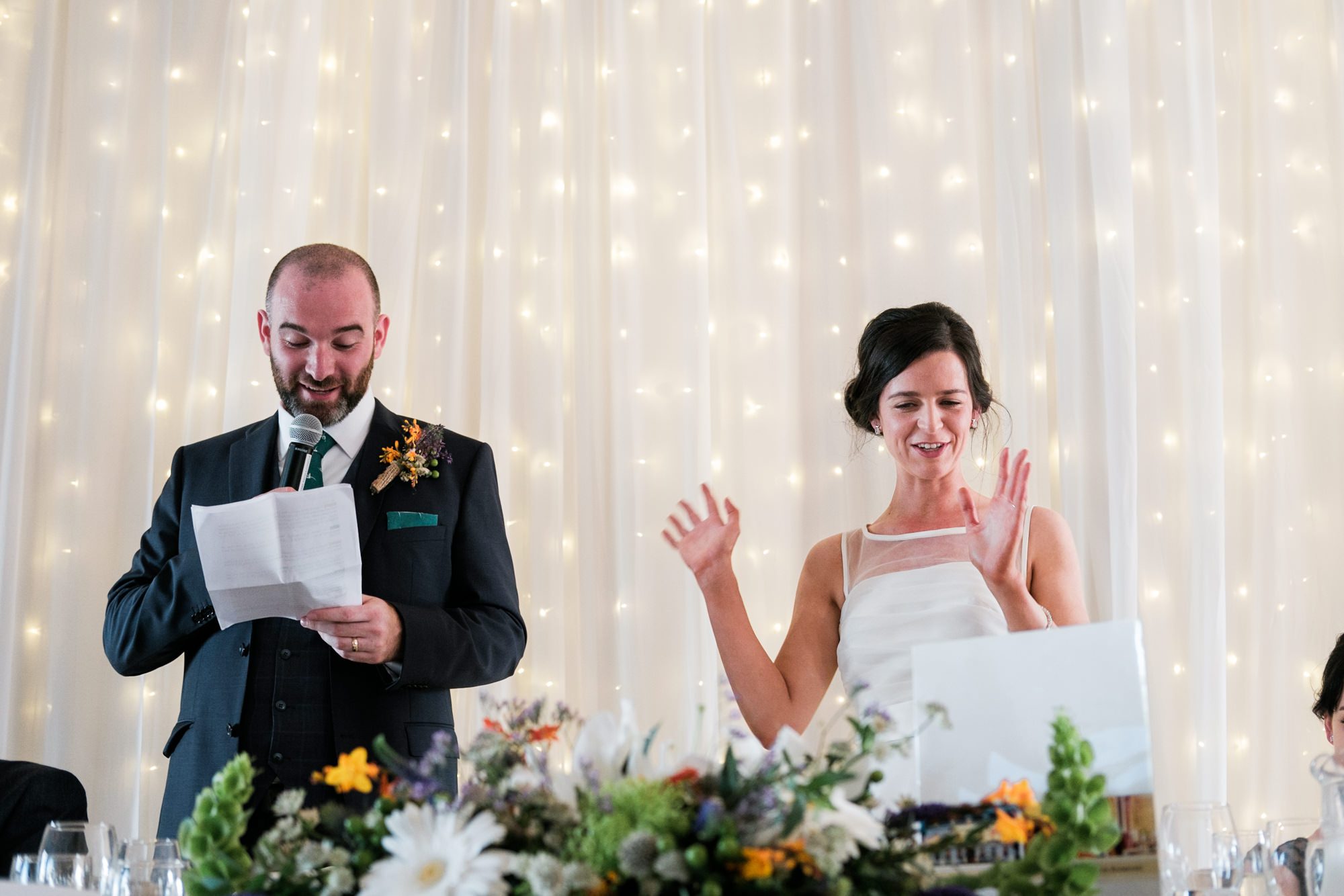 Irish wedding reception