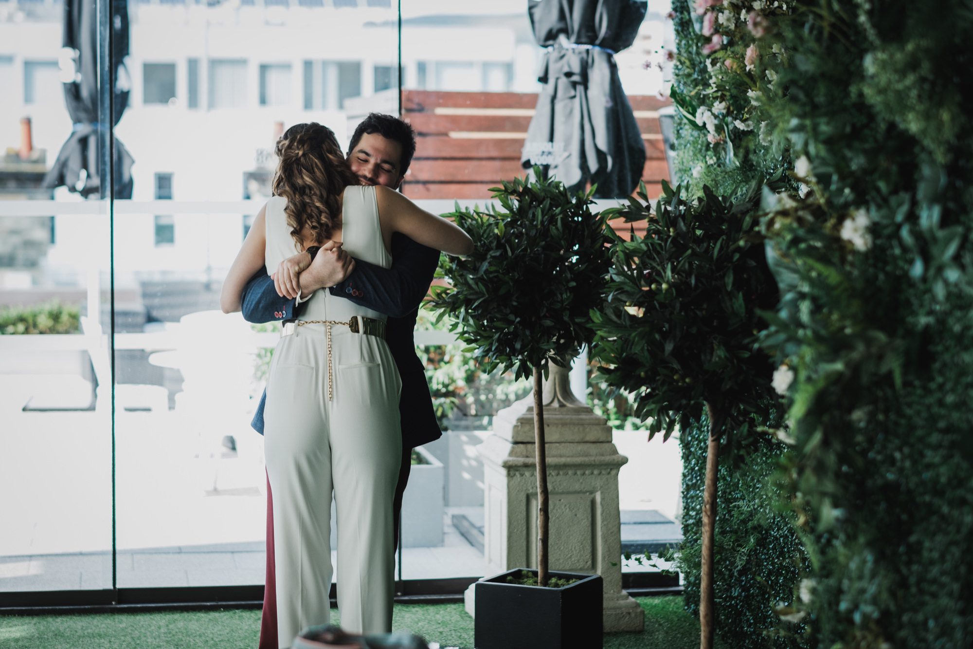 Intimate wedding at the Merchant Hotel
